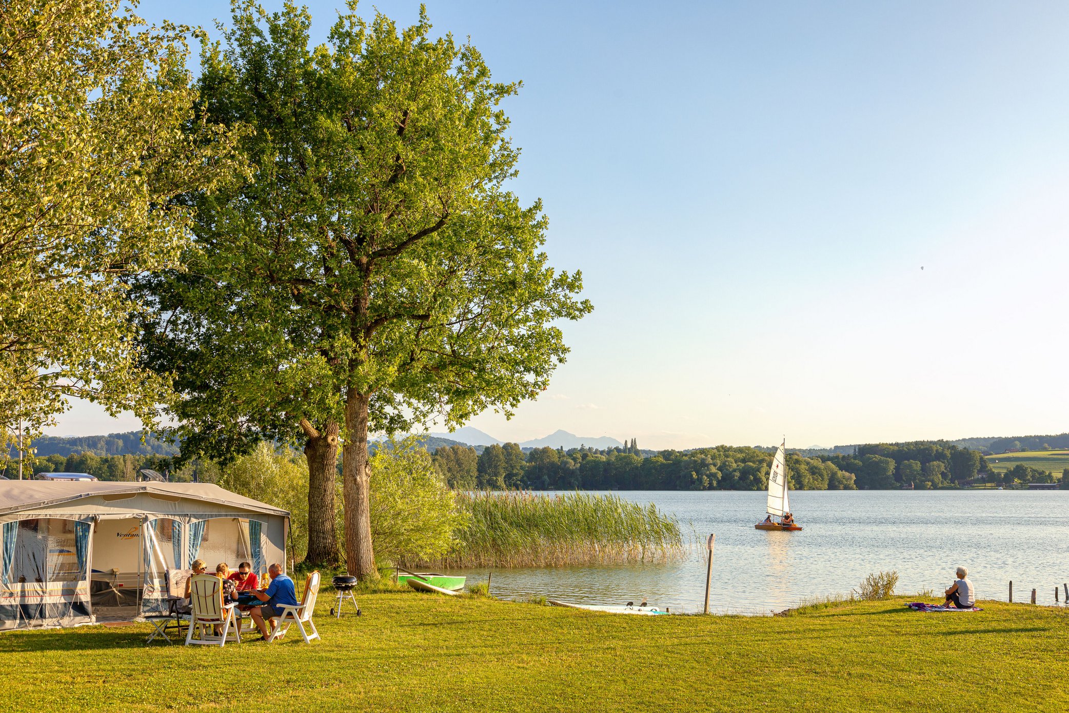Campingplatz am See im Chiemgau