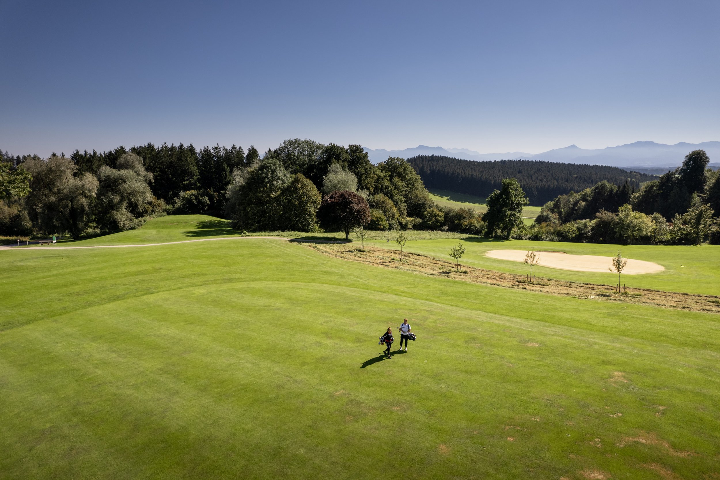 Ausblick am Golfclub Höslwang