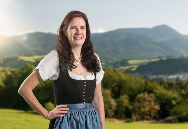 Andrea Hiebl vom Chiemgau Tourismus Team