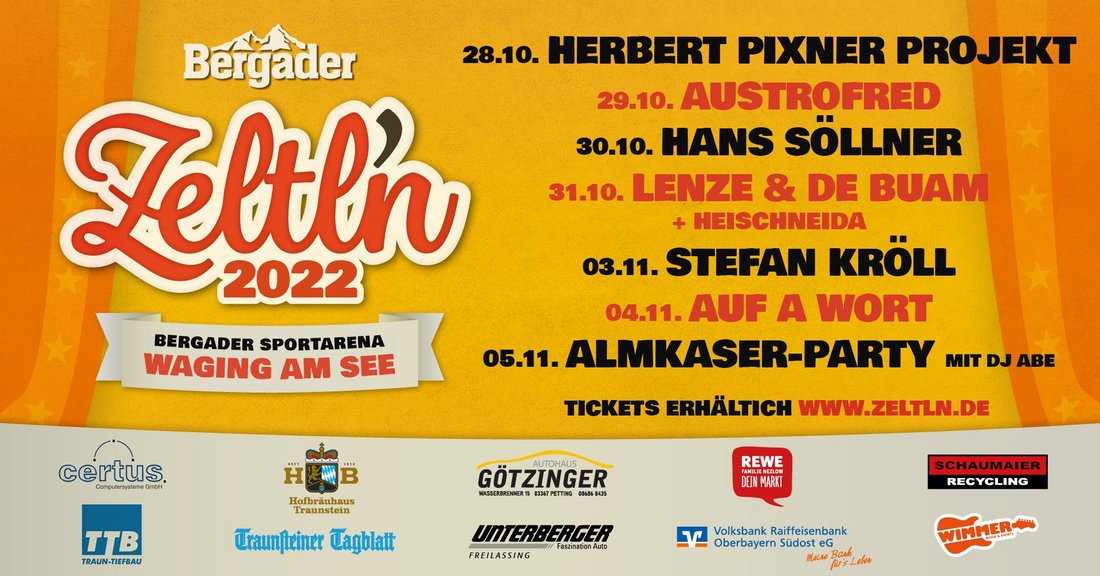 Plakat Zeltl'n Herbstfestival