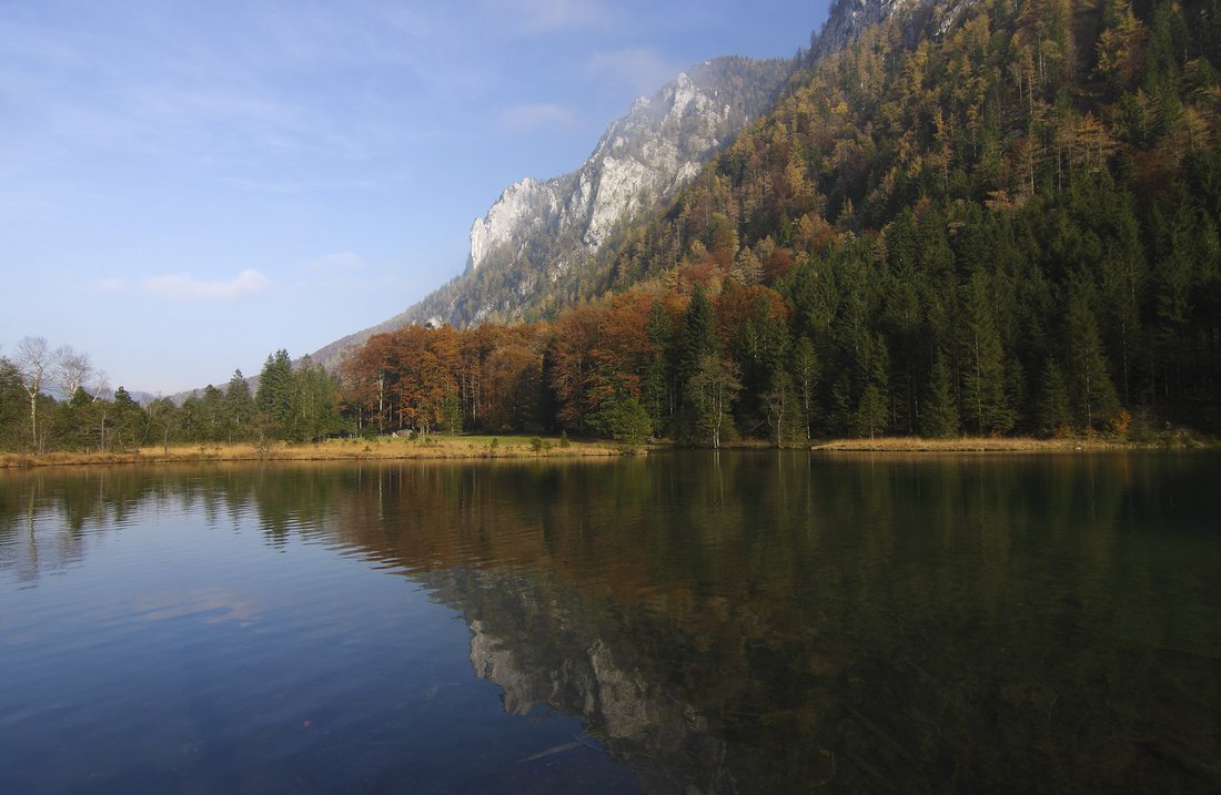 Herbstliche Impressionnen am Falkensee in Inzell/Chiemgau