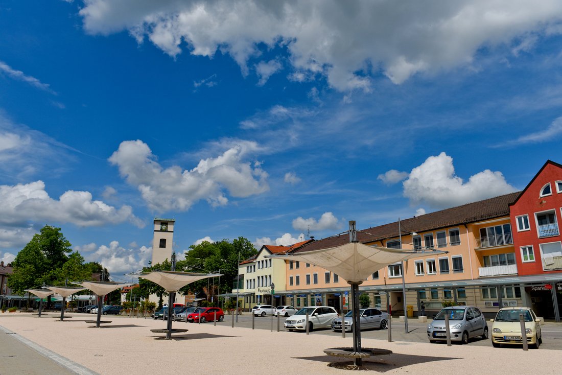 Stadtzentrum von Traunreut