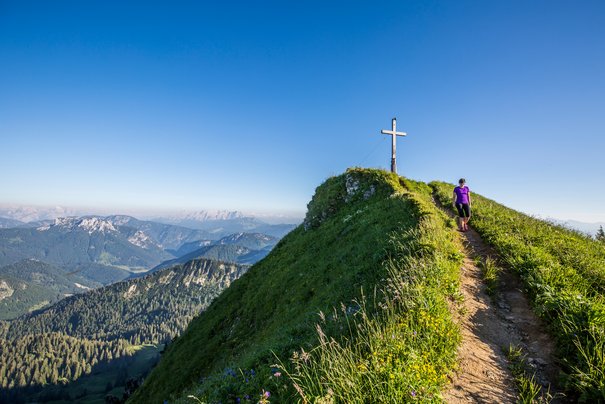 Summit cross on the Hochgern