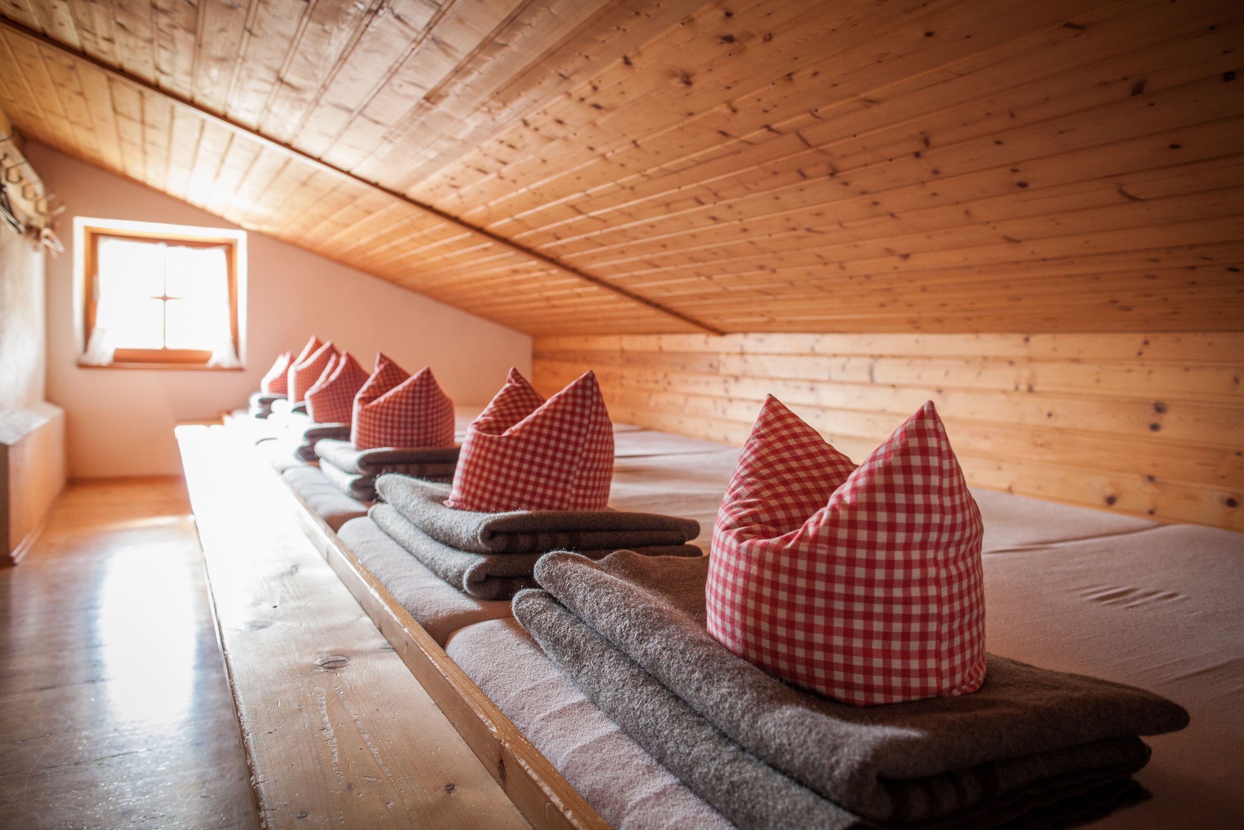 Übernachtungszimmer auf der Traunsteiner Hütte