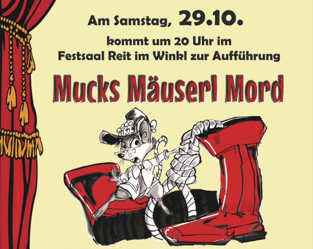 Mucks Mäuserl Mord - Plakat