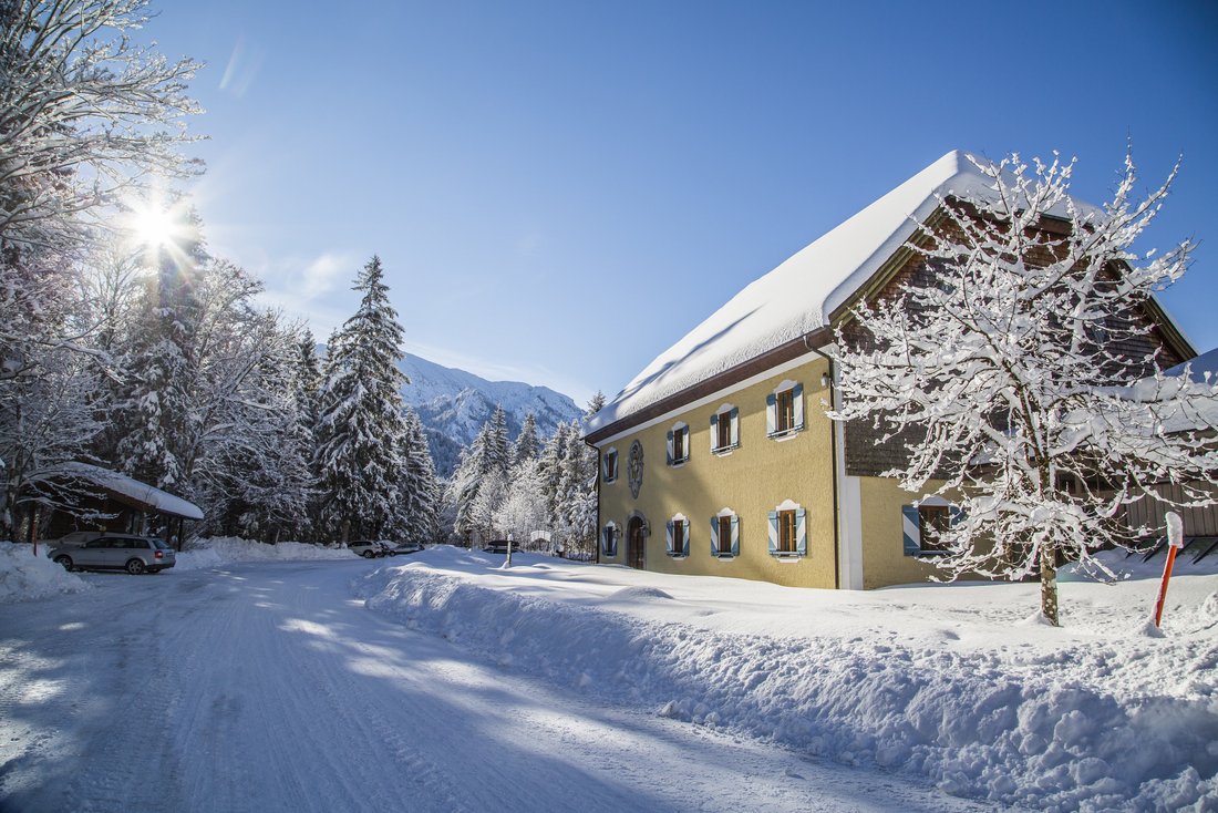 Holzknechtmuseum in Ruhpolding im Winter