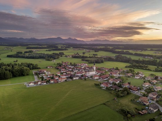 Luftbild der Gemeinde Wonneberg