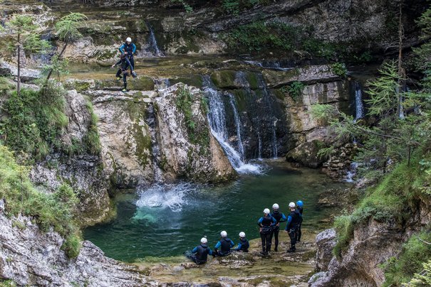 Canyoning in the Fischbachklamm