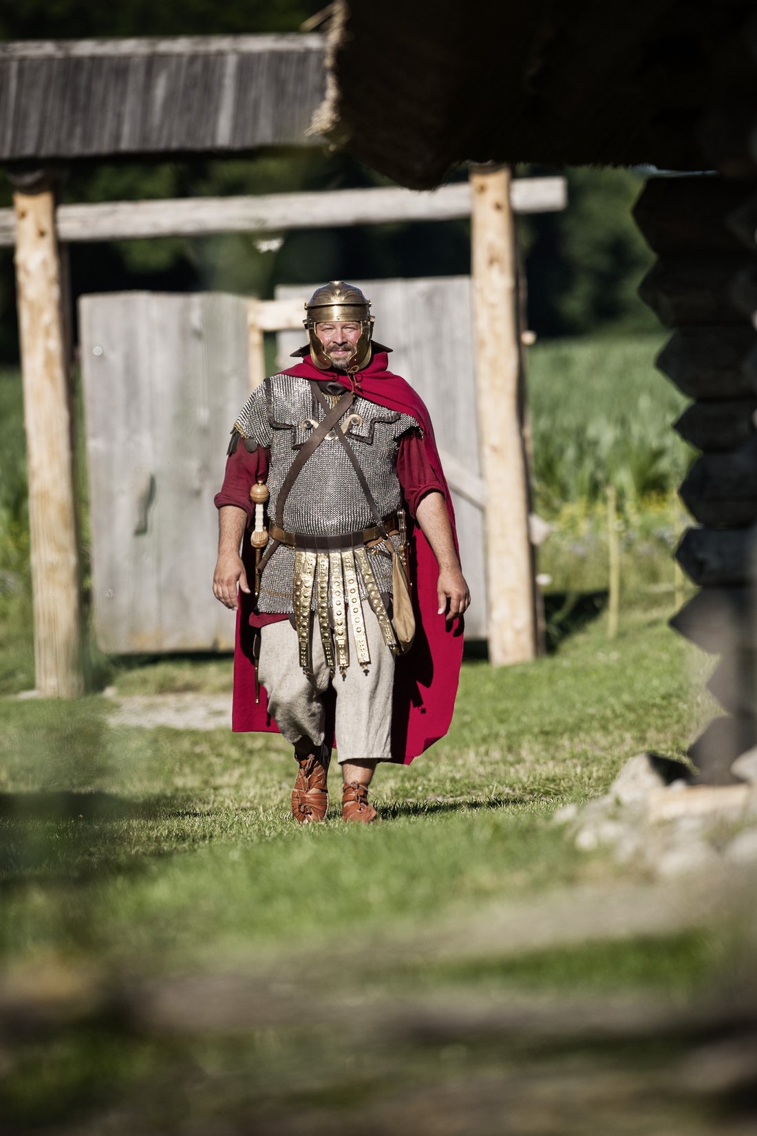 Romans in the Roman town of Seeon-Seebruck