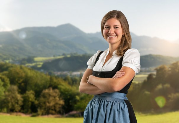 Julia Lang vom Chiemgau Tourismus Team