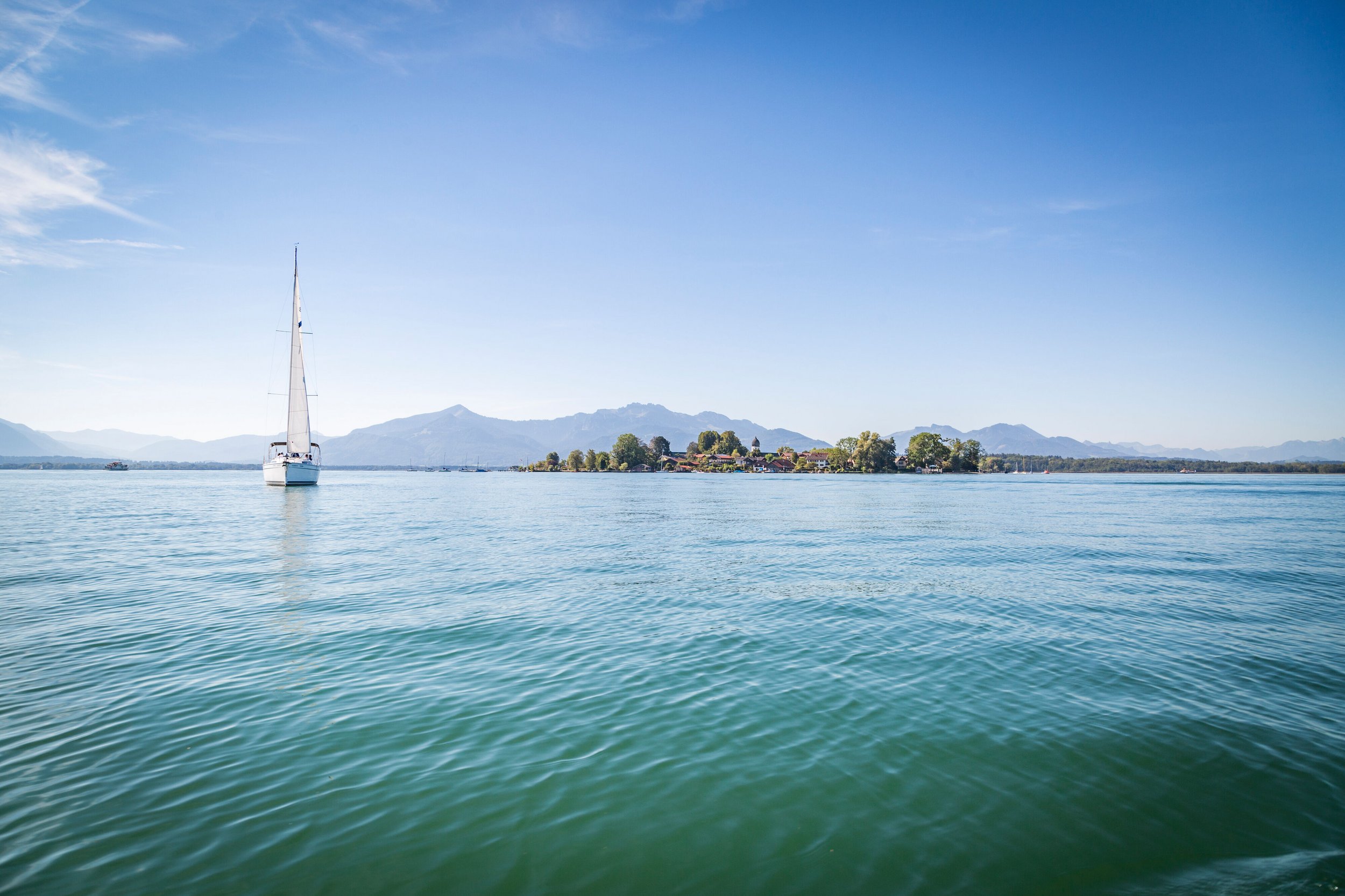 Sailing on the Chiemsee