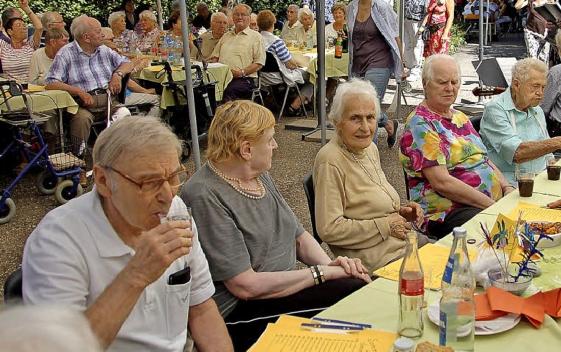 Gartenfest für Senioren