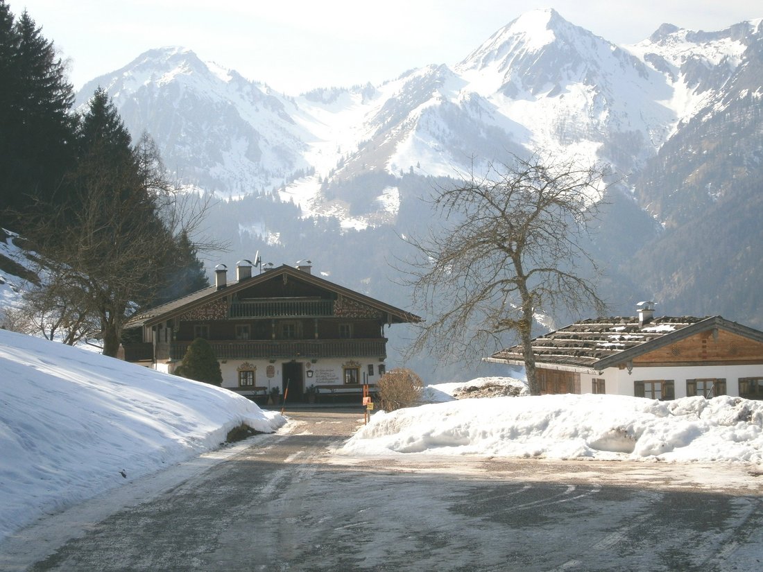 Winter am Gasthaus Streichen - Ferienwohnung Hochlerchblick