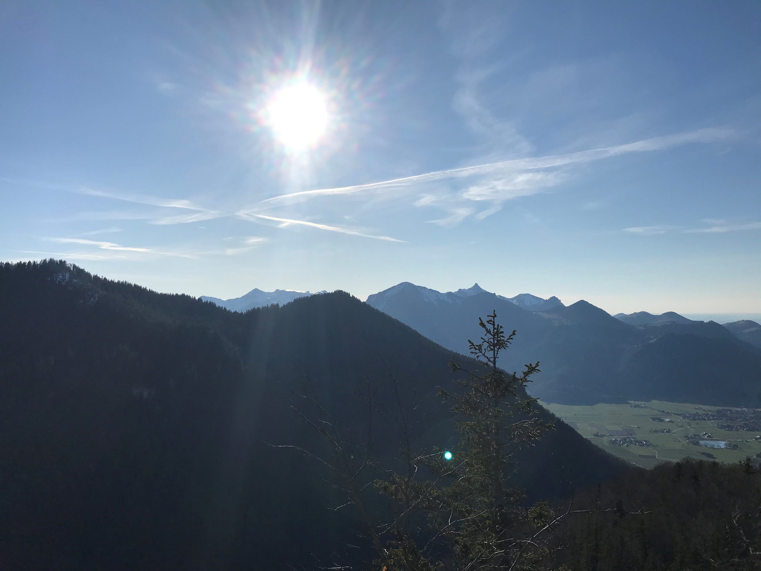 Chiemgauer Berge im Sonnenlicht