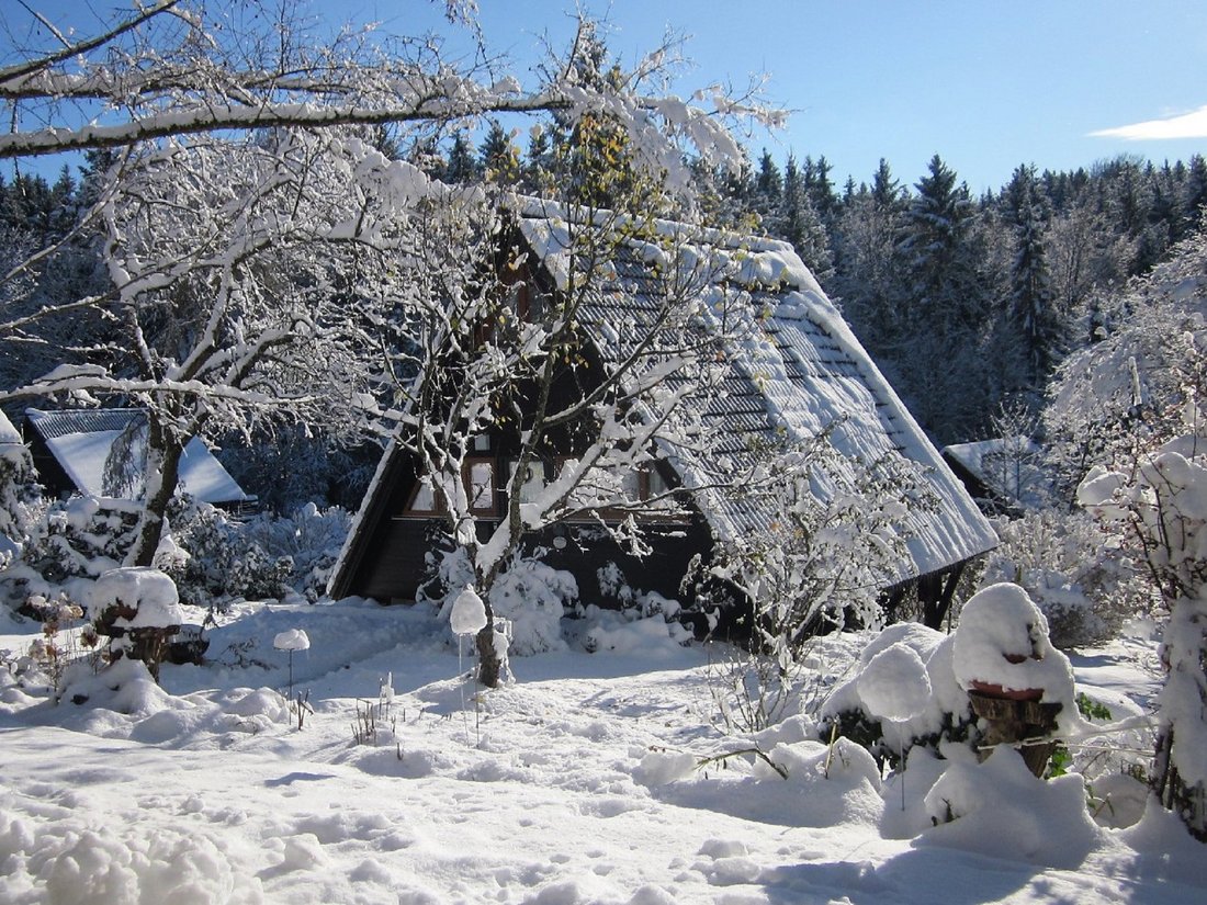 Winteransicht Haus Oslo