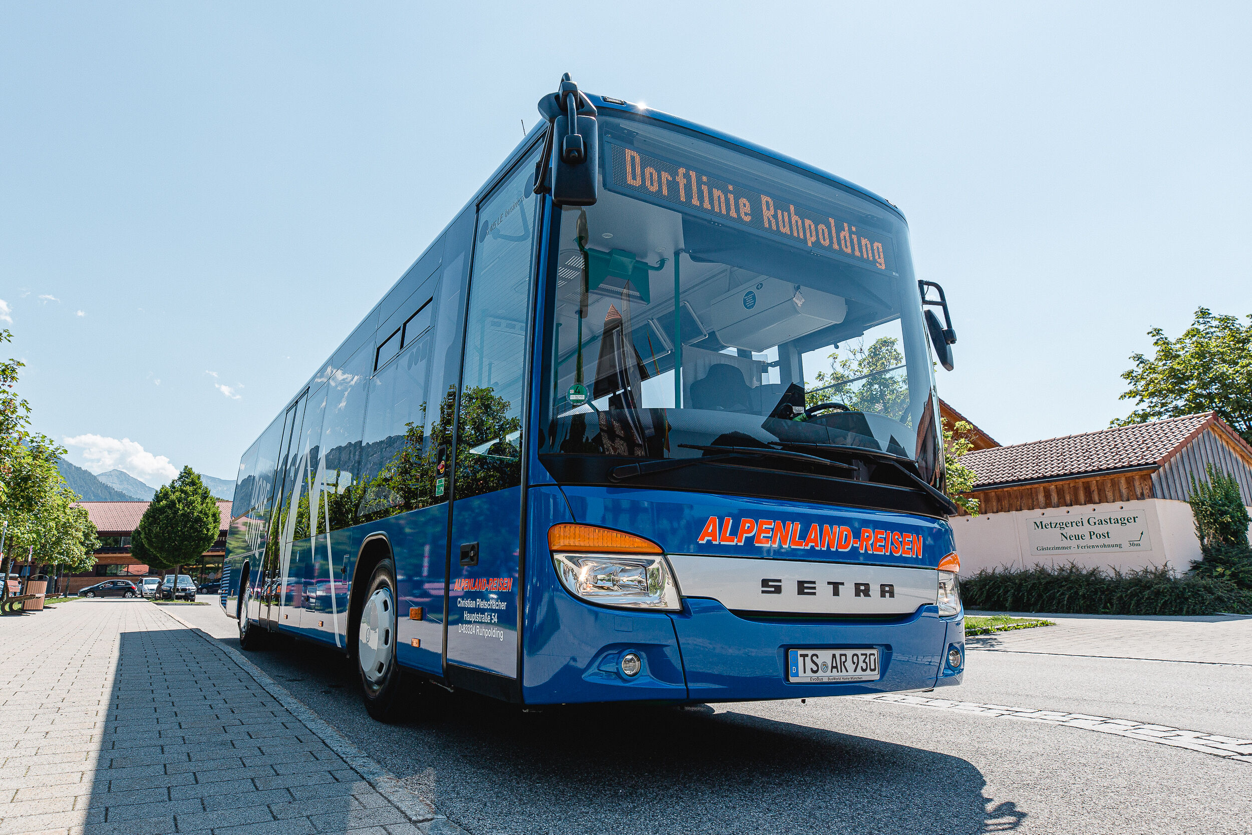 Bus der Ruhpoldinger Dorflinie 