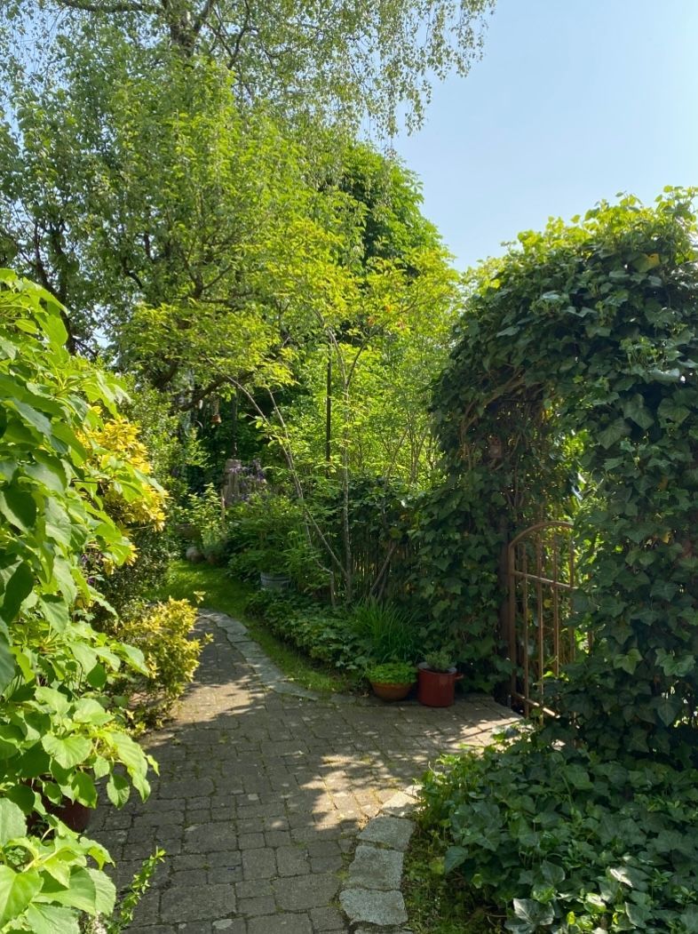 Zwischen Terrasse und Bach...