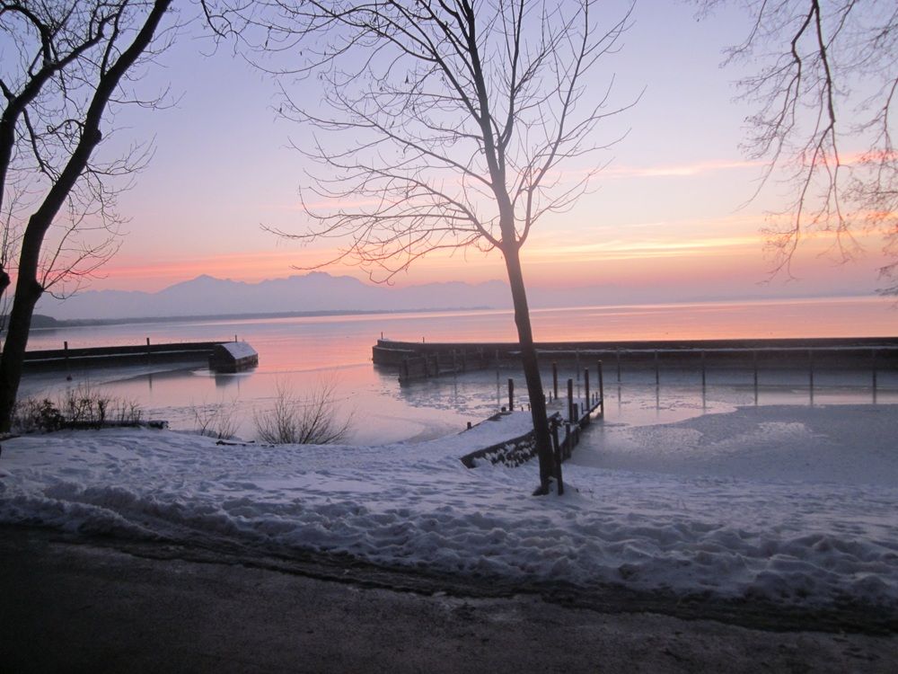 Abendstimmung im Winter