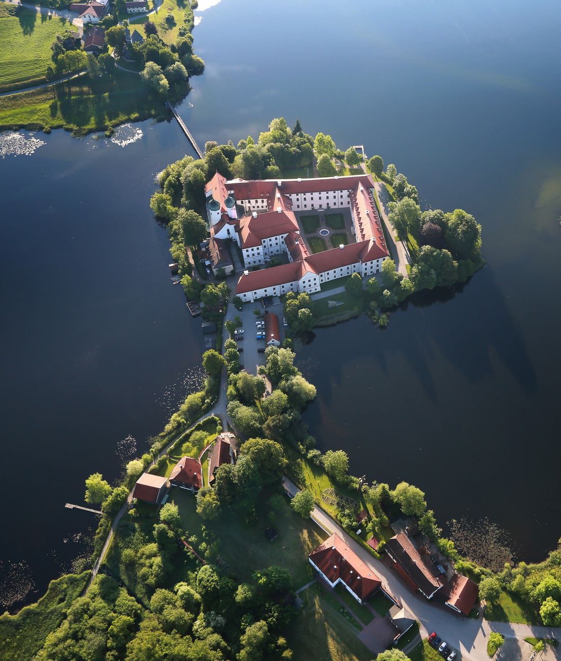 Kloster Seeon Luftaufnahme