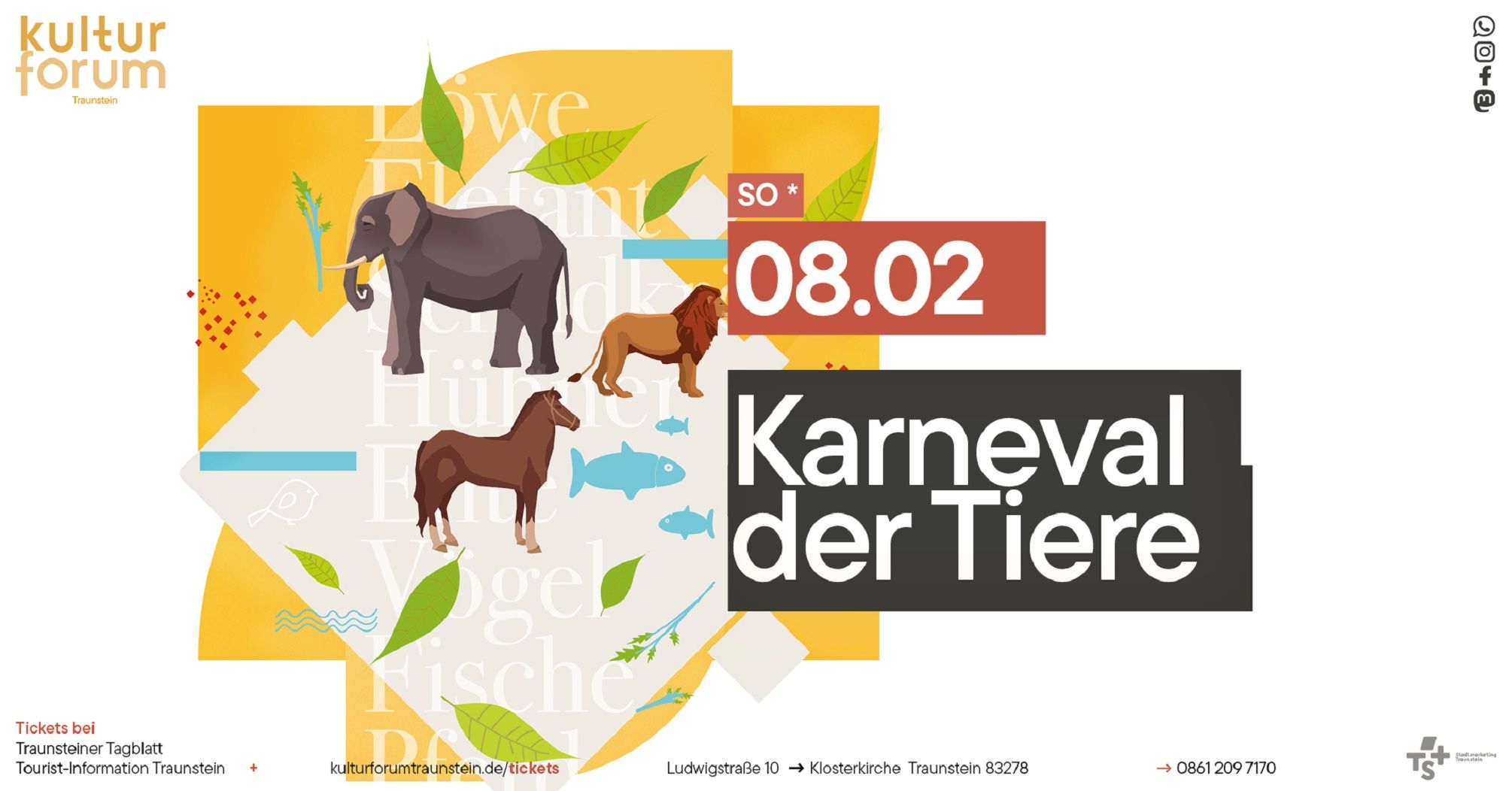 Kulturforum Karneval der Tiere