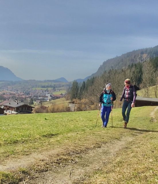 Wandern Winter ohne Schnee