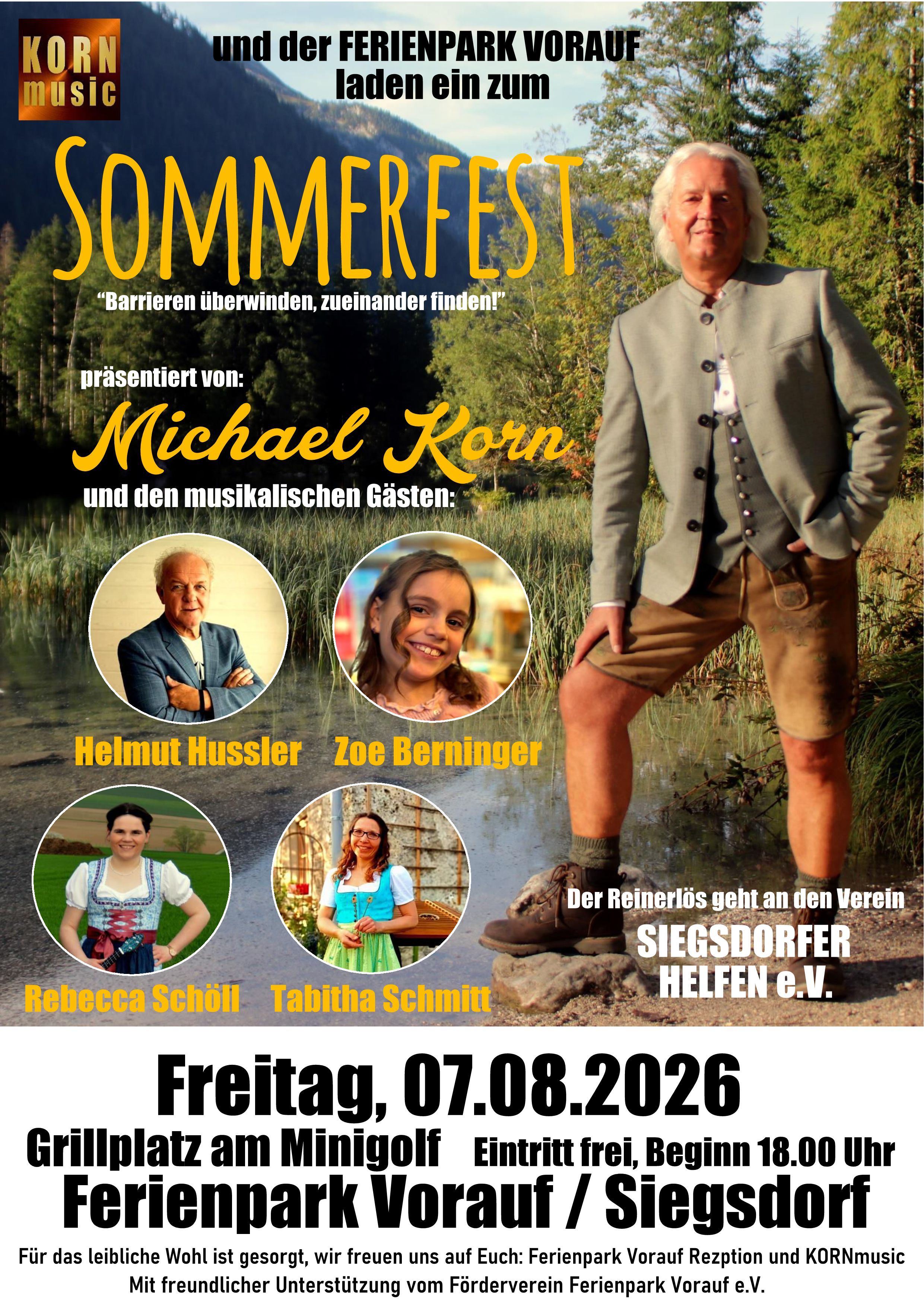 Sommerfest im Ferienpark Vorauf