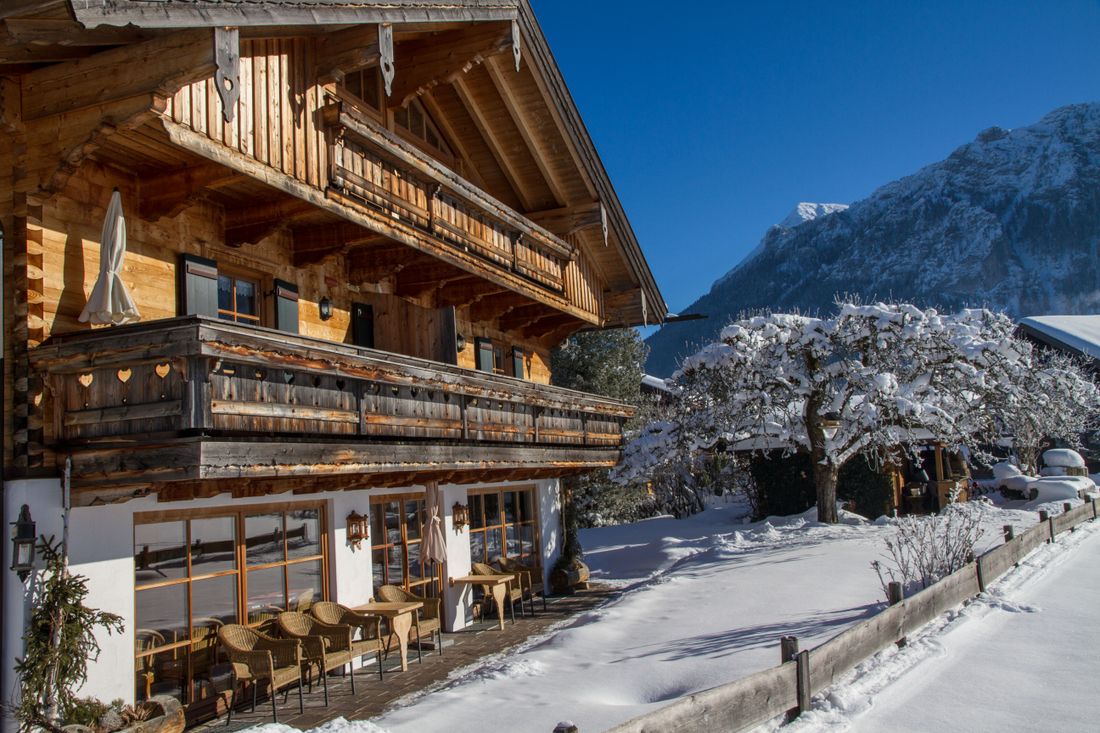 Terrasse im Winter