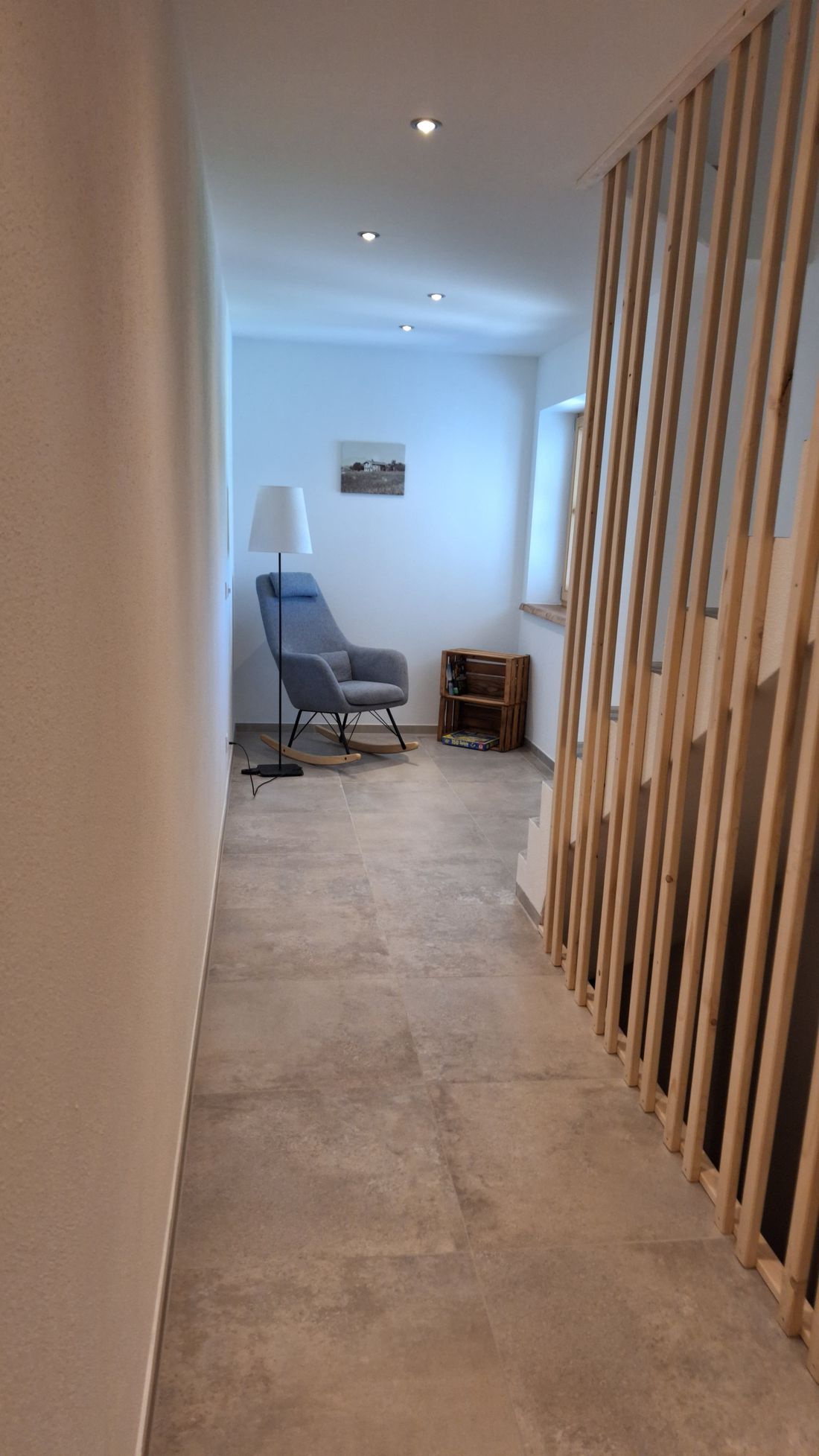 Sitzecke im Treppenhaus