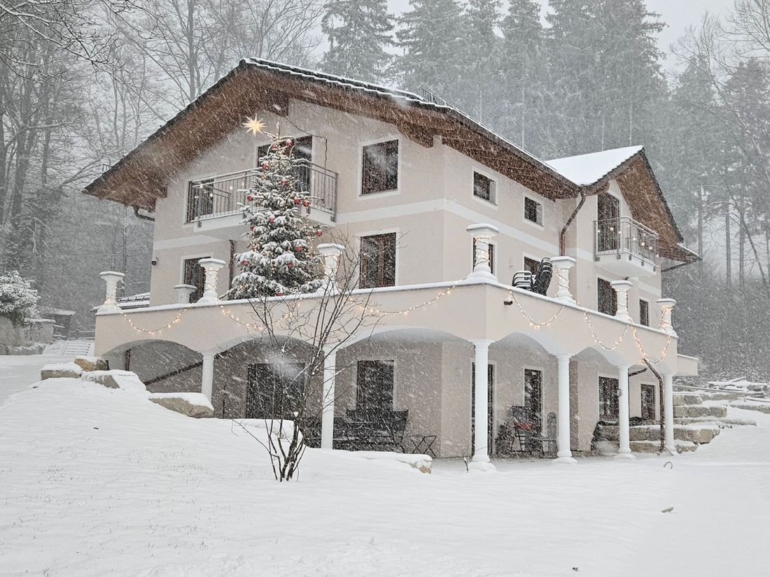 Schneegestöber an Sylvester