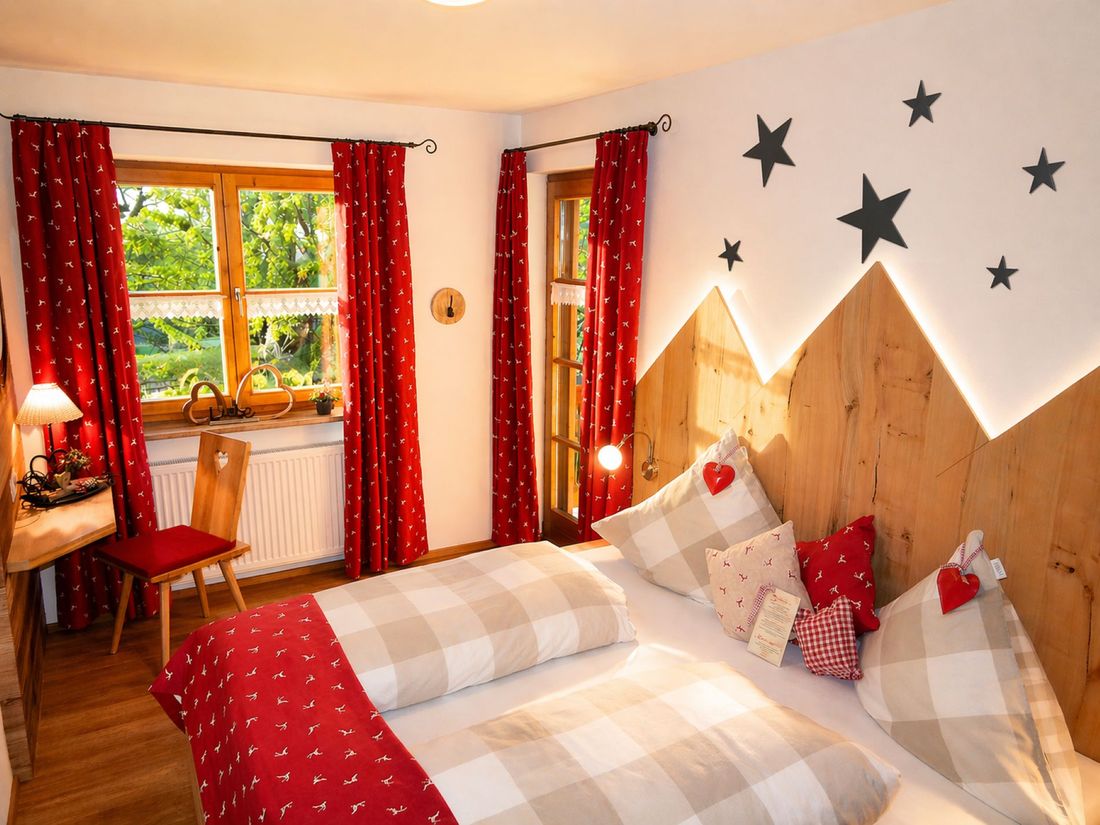 Wohnbeispiel: genießen Sie die kuscheligen Schlafräume in unserem "Gästehaus Schönfeld"...