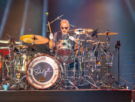 Bertram Engel am Schlagzeug