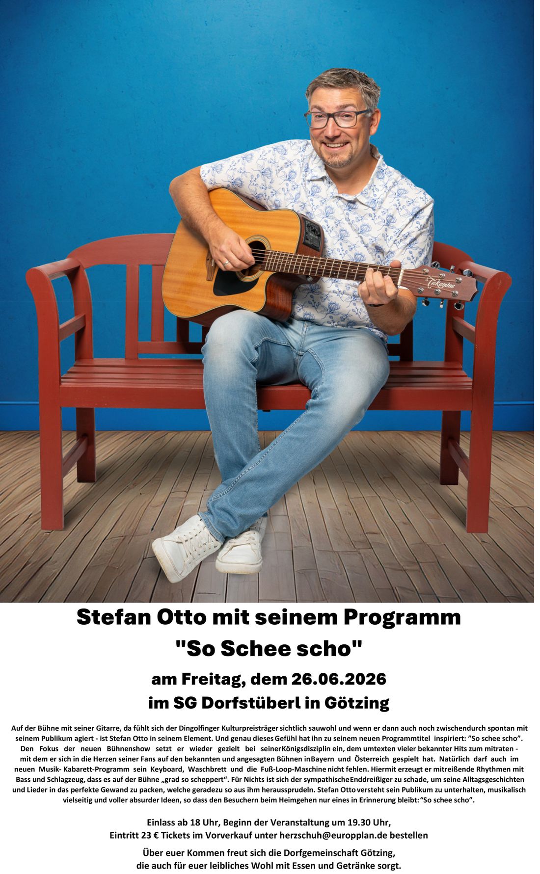 Plakat Stefan Otto 2026