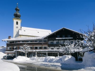 House view in winter