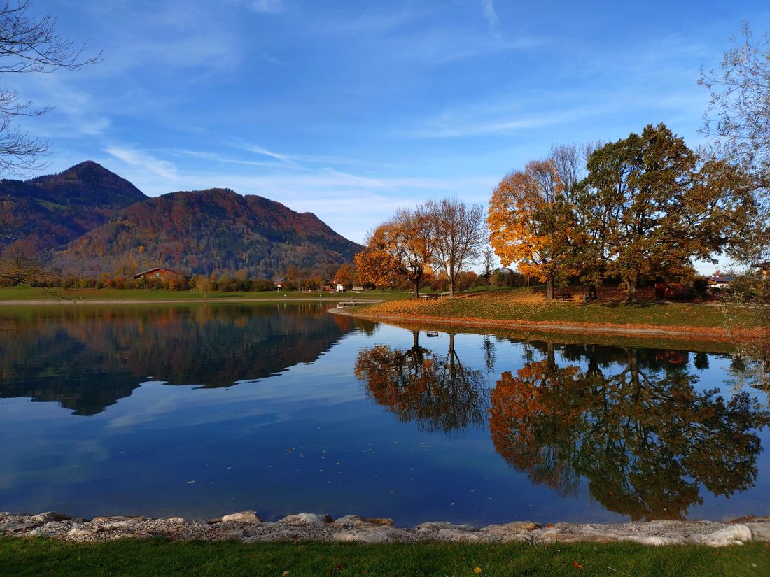 Reifinger See, in 5 Min zu Fuß erreichbar (Jahreszeit Ende Oktober)
