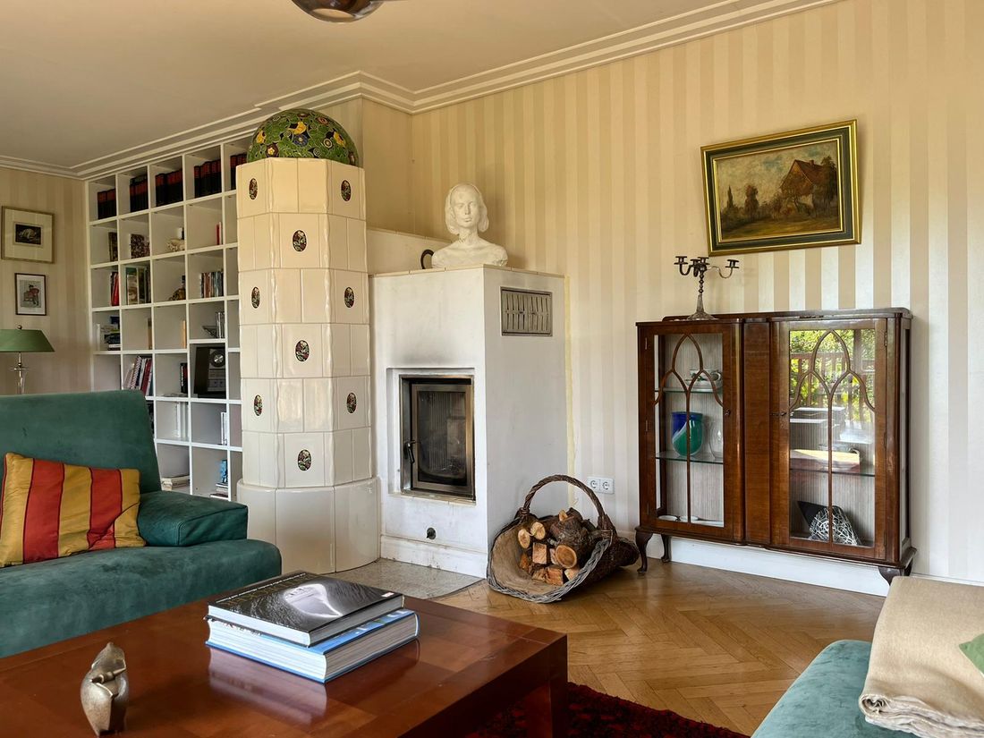 Kamin im Wohnzimmer