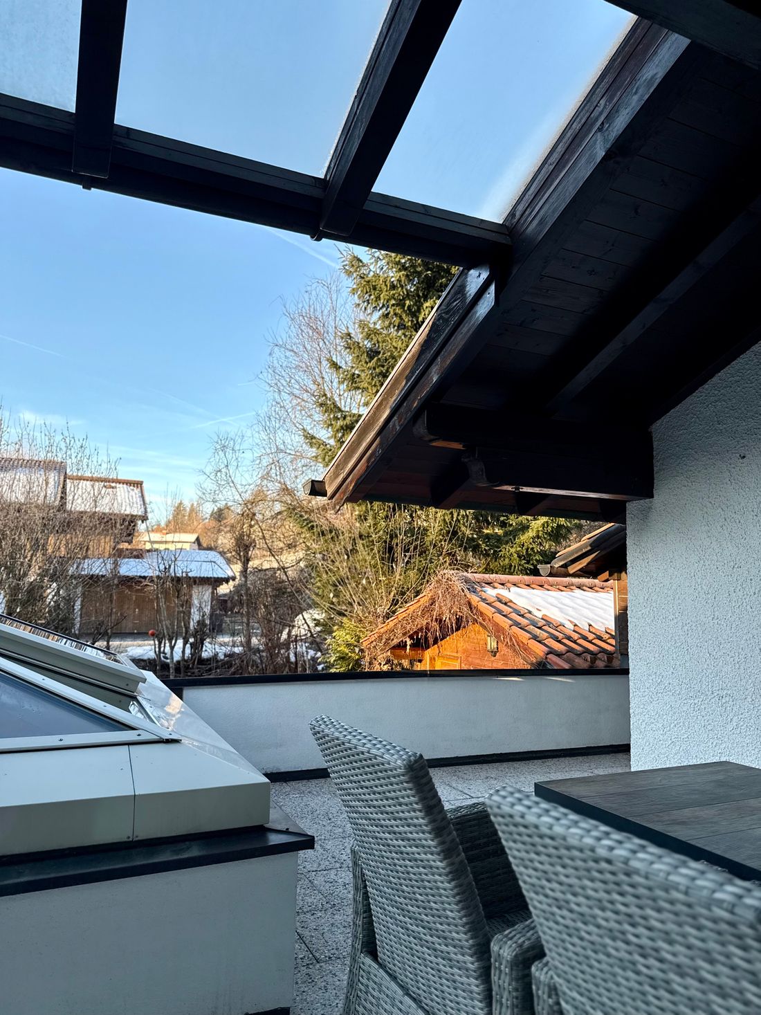 Terasse mit Überdachung