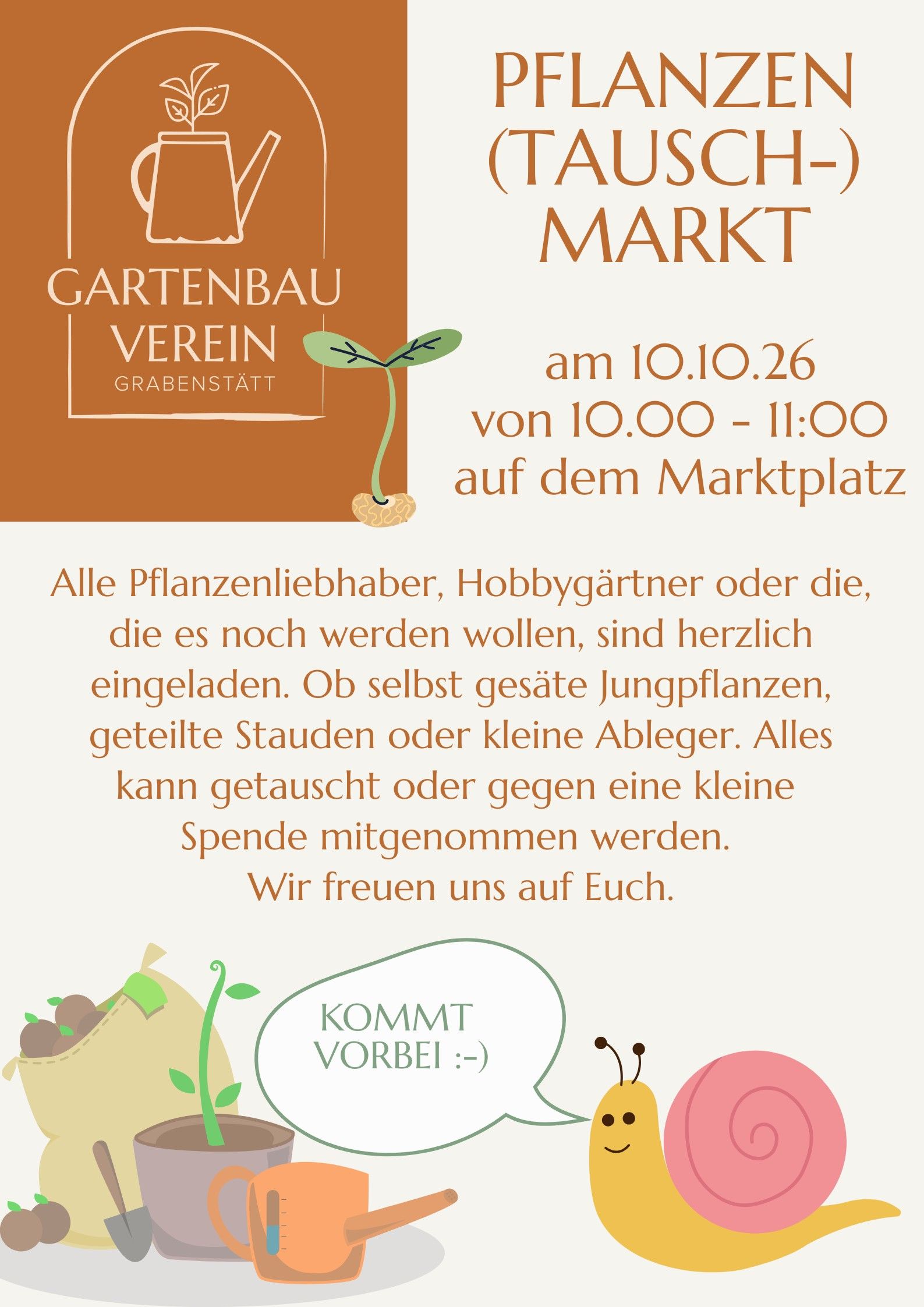 Pflanzentausch Herbst 2026