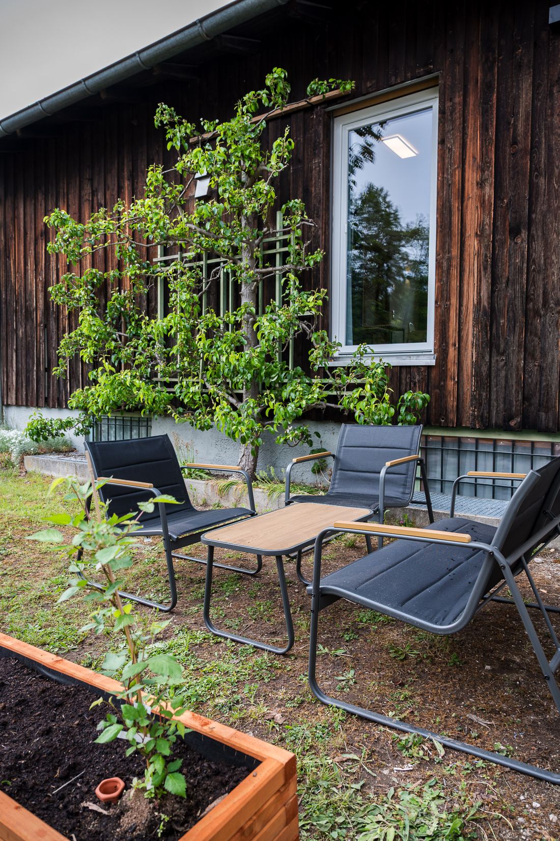 Süd/Westterrasse mit Lounge