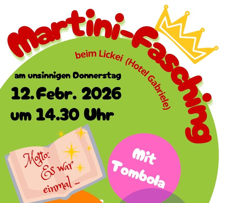 Martini-Fasching