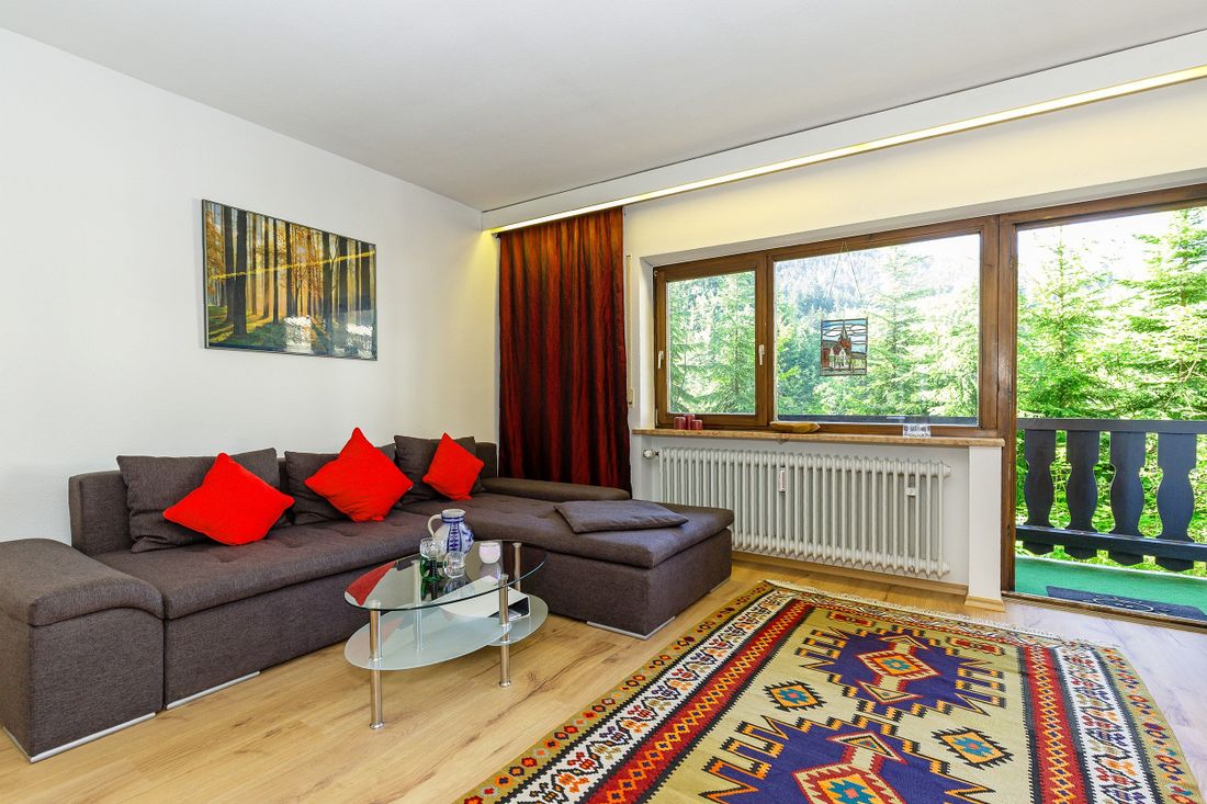 Couchgarnitur, auch als Couchbett nutzbar