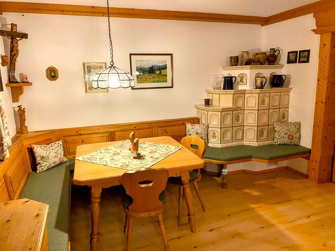 Der gemütliche Aufenthaltsraum im Knapphof