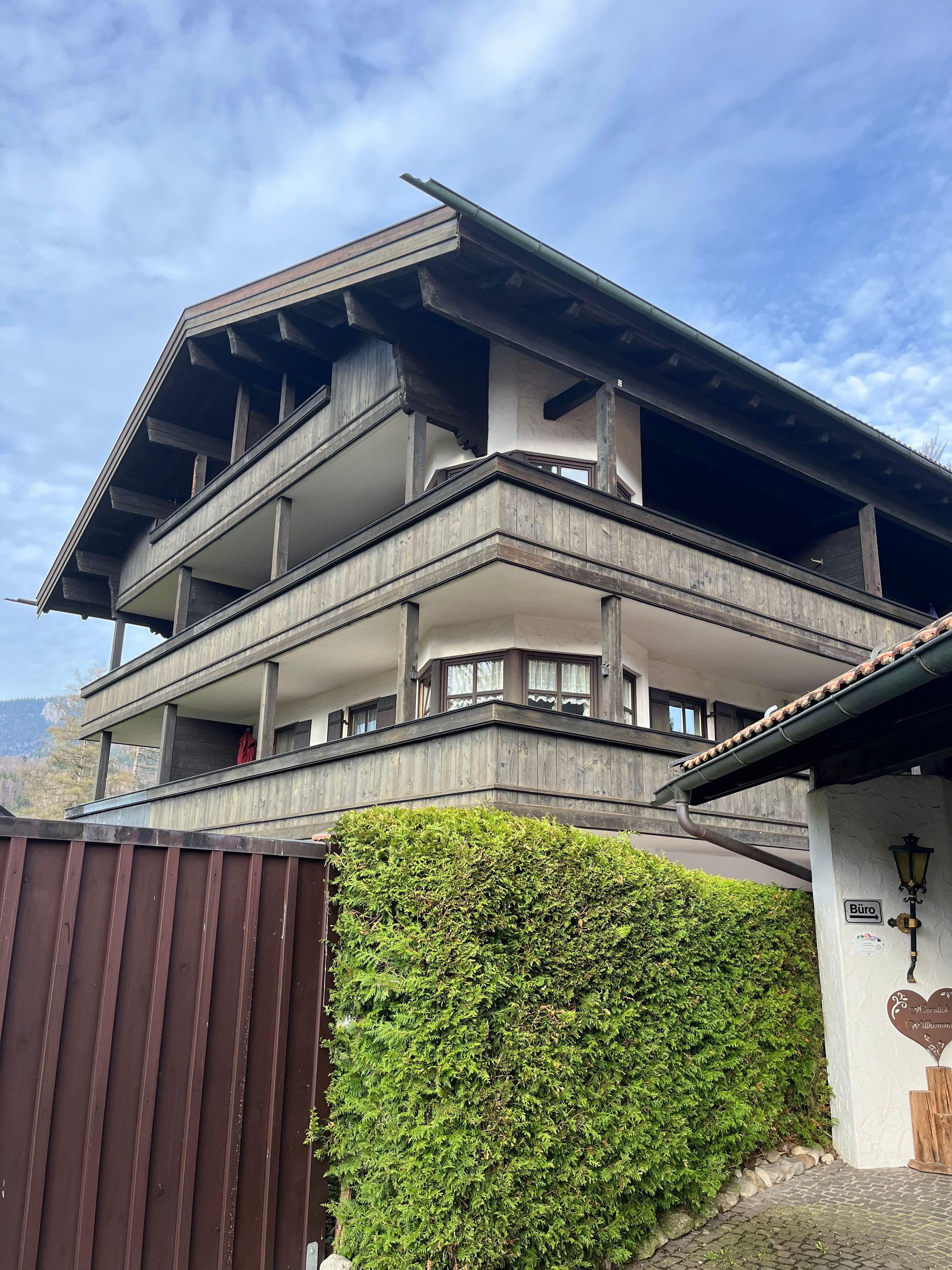 Blick auf unser Haus