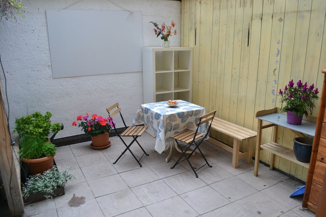 Überdachte Terrasse