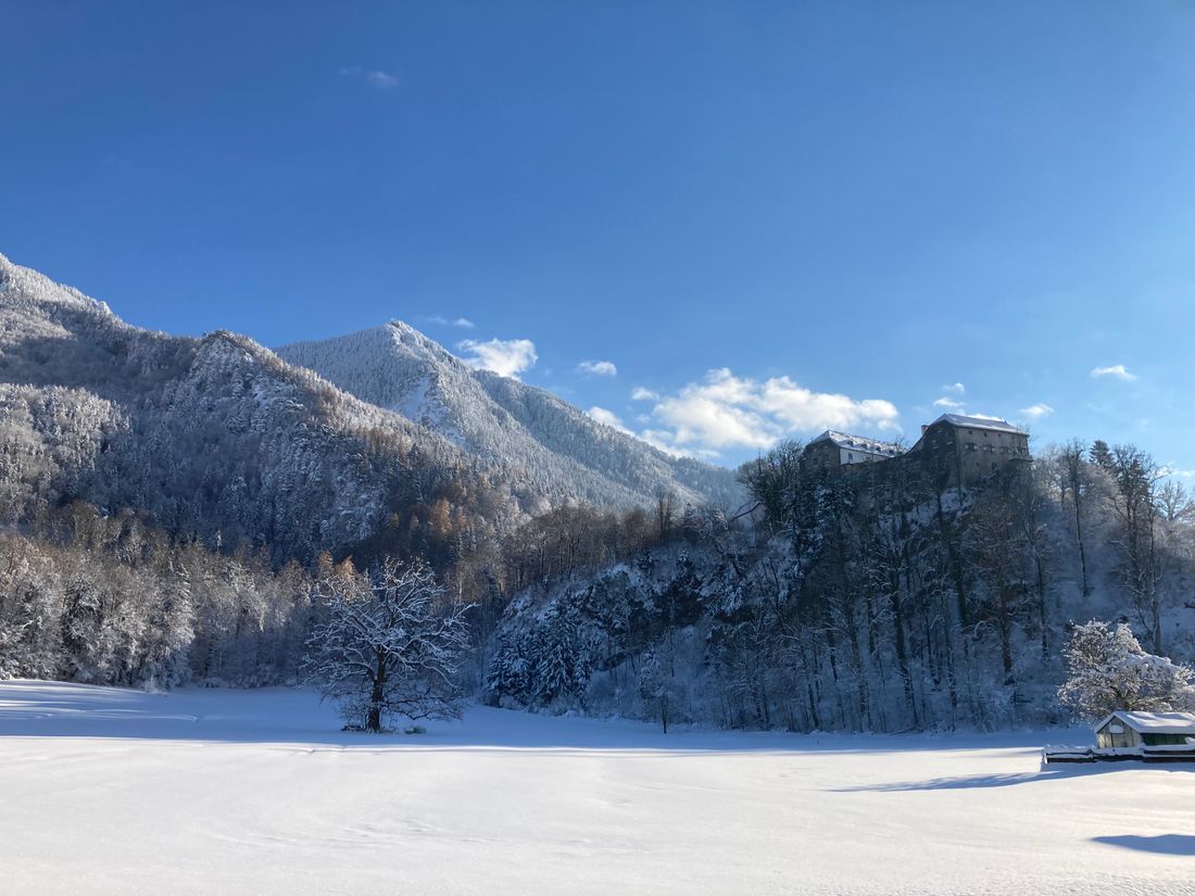 Blick vor dem Haus