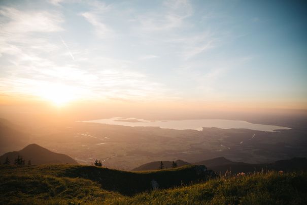 View from Hochgern to the Chiemsee