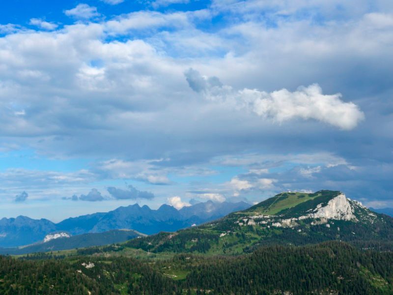 Aussicht zur Steinplatte