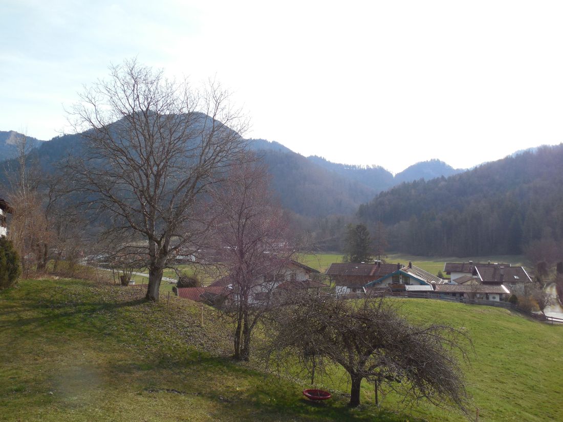 Blick vom Balkon