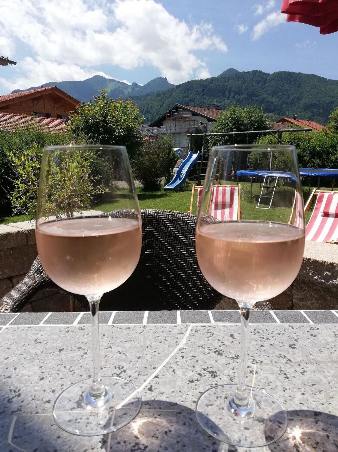 Atmosphäre im Terassenbereich
