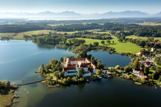 Kloster Seeon Luftaufnahme