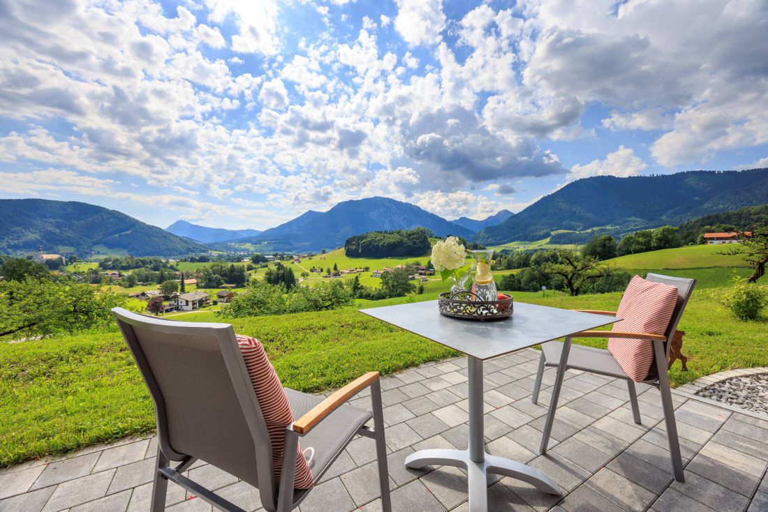 Terrasse mit herrlicher Aussicht